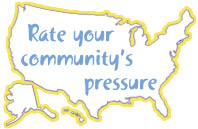 Rate your community's pressure
